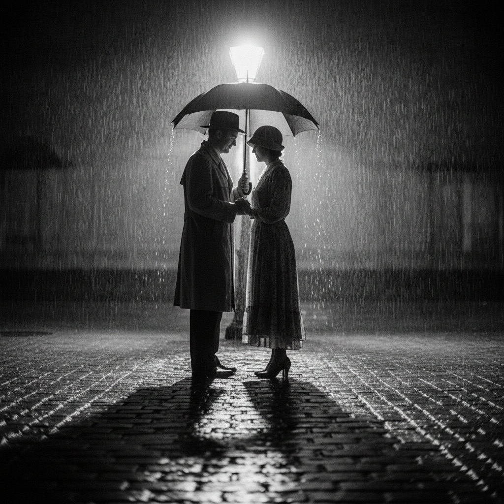 Film Noir — Umbrella Romance