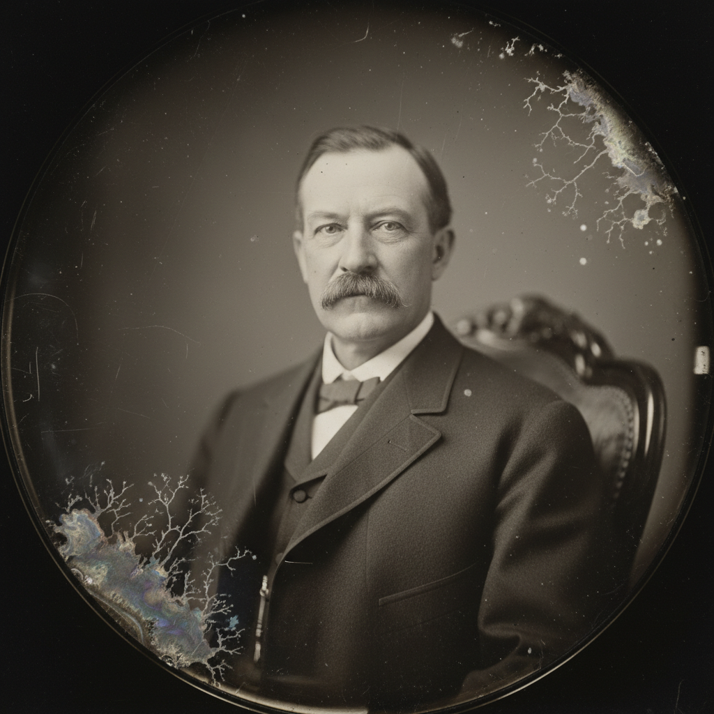 Wet Plate Collodion — Antique Studio 复古提示词示例渲染