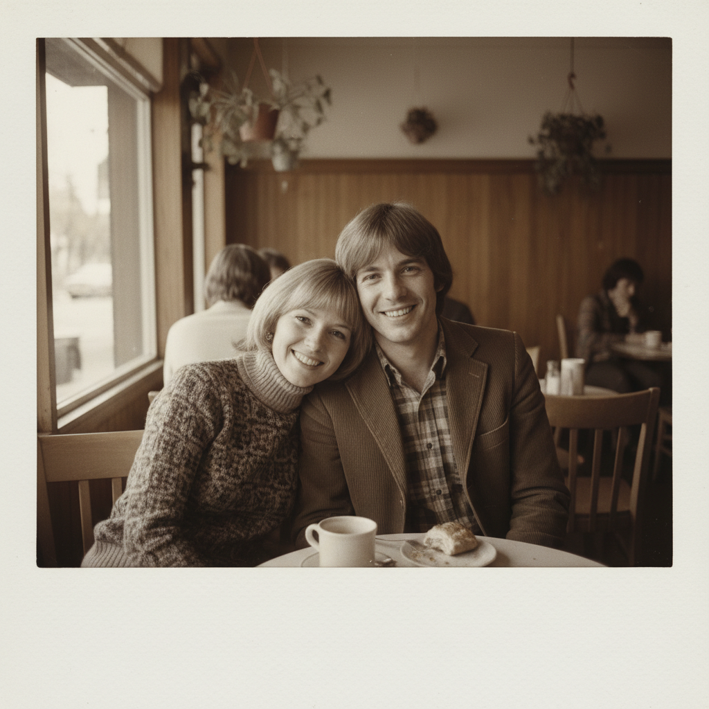 1970s Café Romance (Couple)