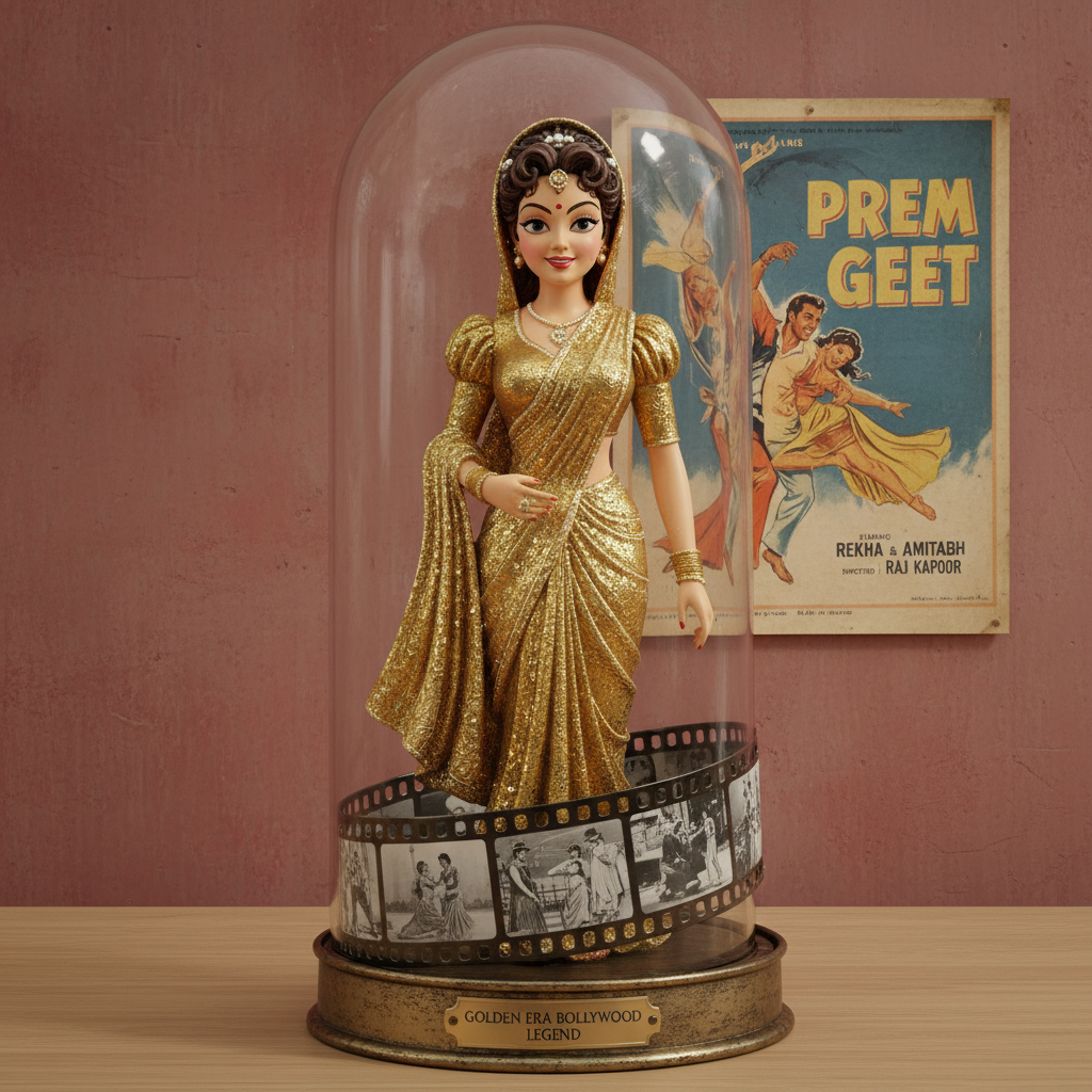 3D Figurine — Golden-Age Bollywood Collectible