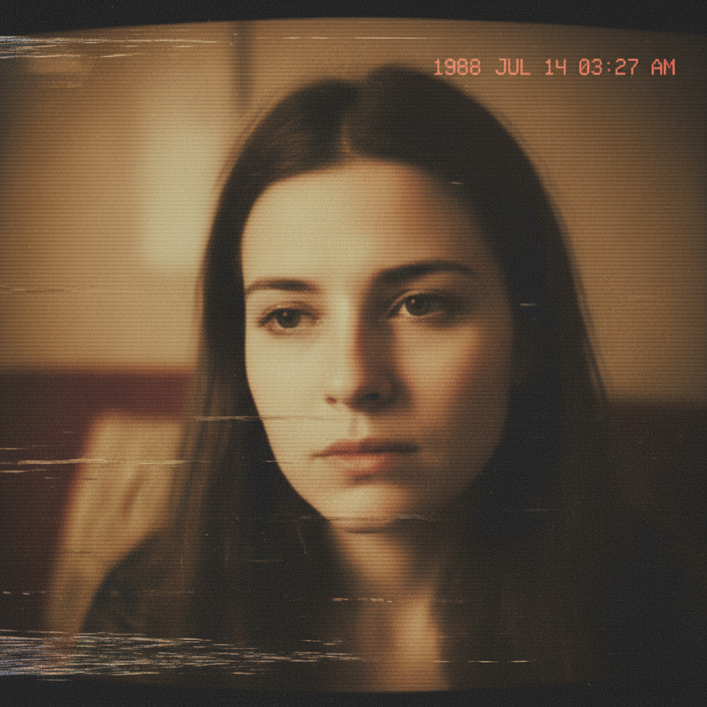 Lo-fi Nostalgia — CRT Timestamp